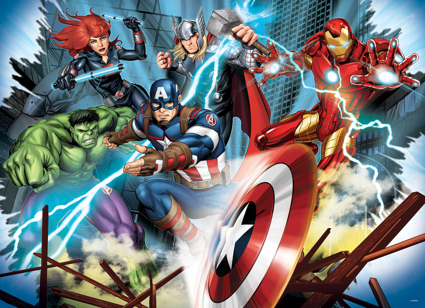 Marvel Puzzle Df Maxi Floor 150 Avengers
