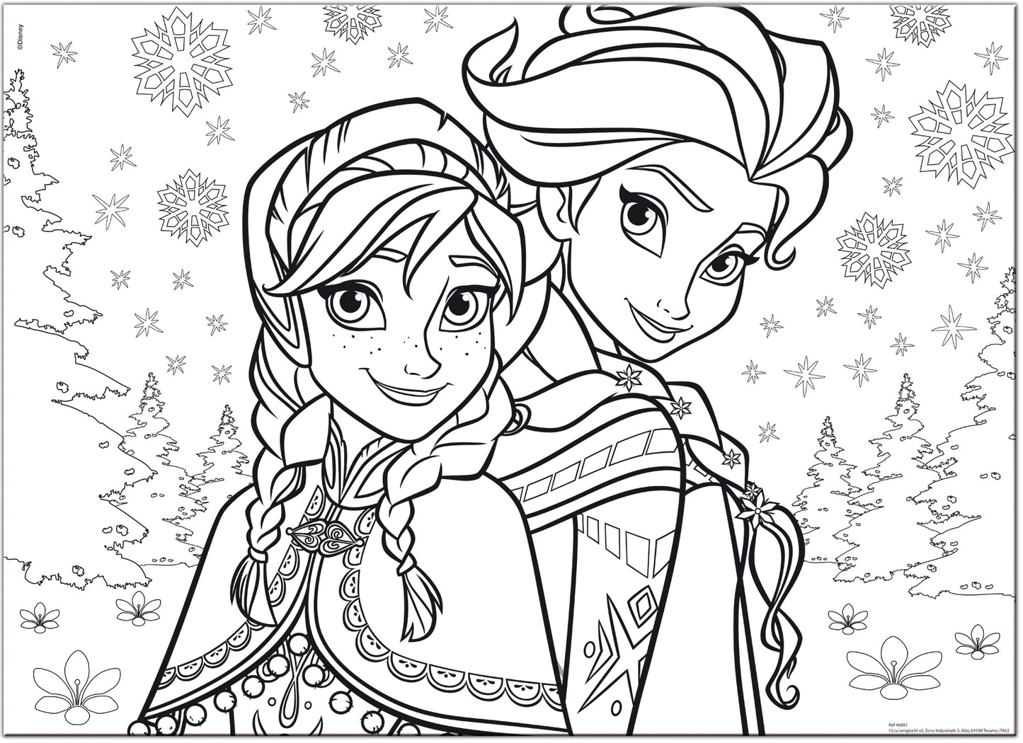Disney Puzzle Df Maxi Floor 60 Frozen Sisters Forever