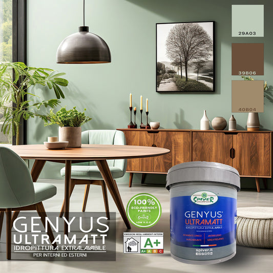 GENYUS ULTRAMATT - Extralavabile - Supercoprente - SUPER OPACO LT.14 - Store F.lli Adornetto srl