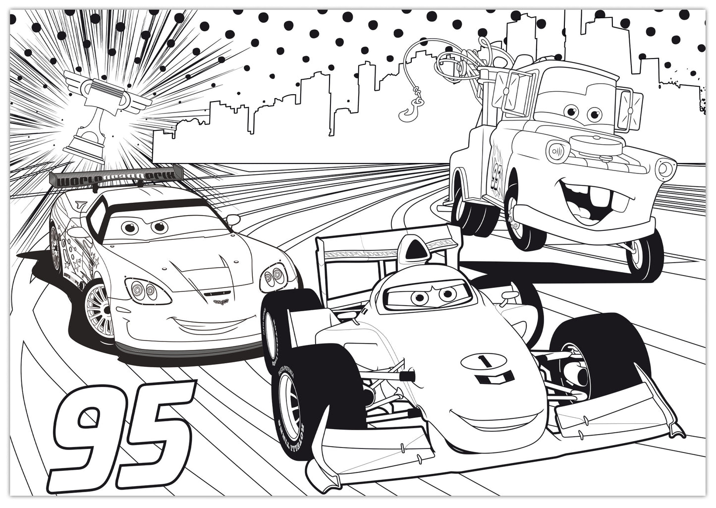 Disney Puzzle Df Maxi Floor 60 Cars