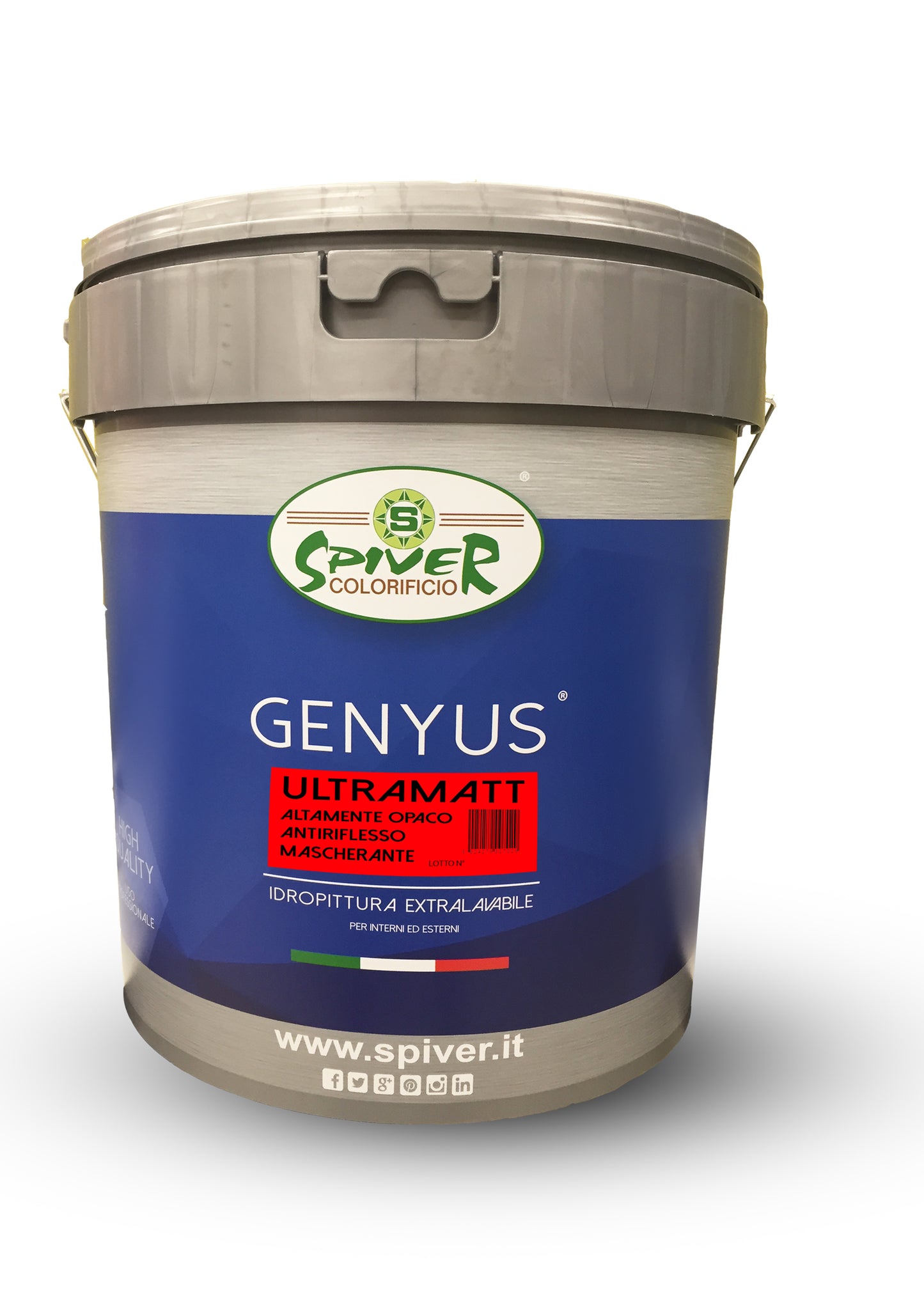GENYUS ULTRAMATT - Extralavabile - Supercoprente - SUPER OPACO LT.14 - Store F.lli Adornetto srl