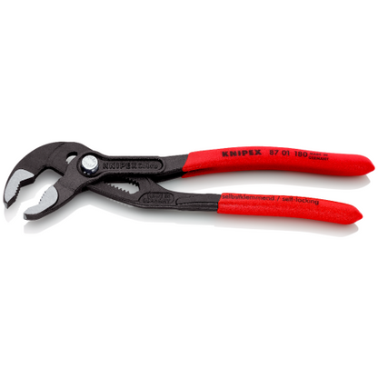 KNIPEX Cobra Pinza 180mm regolabile di nuova generazione per tubi e dadi 8701180 - Store F.lli Adornetto srl