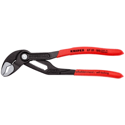 KNIPEX Cobra Pinza 180mm regolabile di nuova generazione per tubi e dadi 8701180 - Store F.lli Adornetto srl