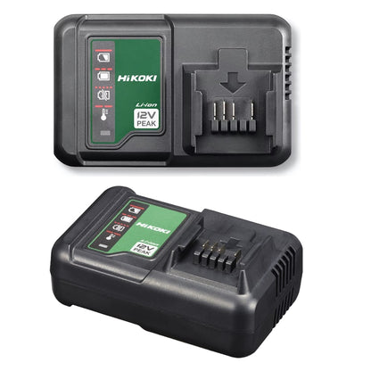 Kit promo combo HIKOKI KC12HKDA2 trapano con percussione DV12DA + avvitatore impulsi WH12DA + 2 batterie 12V 2,5Ah