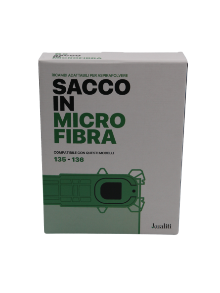 Sacchetti in microfibra compatibili a modelli VK 135-136 (Cf 6 pezzi)