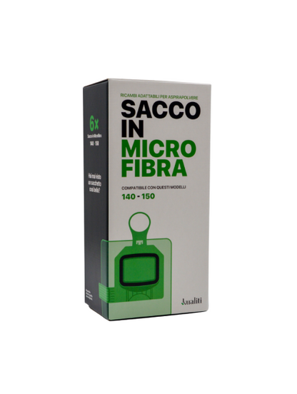 Sacchetti in microfibra compatibili a modelli VK 140-150 (Cf 6 pezzi)