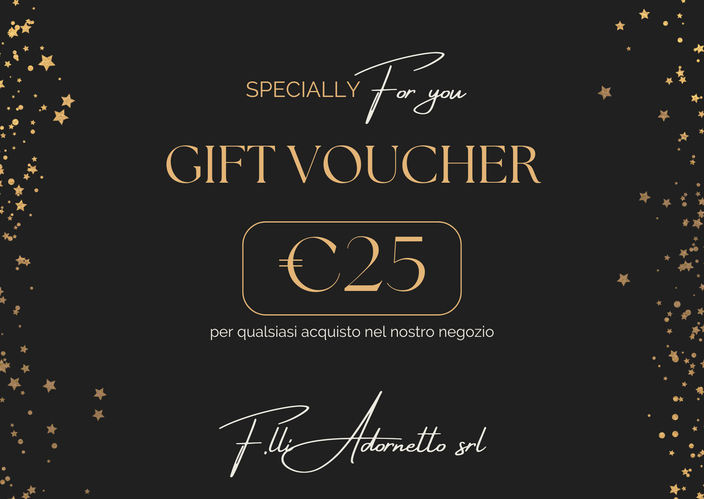 Buono Regalo F.lli Adornetto srl
