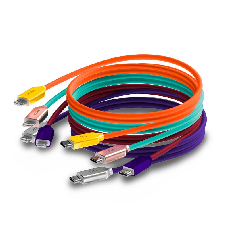 Color Collection cavi Fast Charge Lightning 1 m "APPLE"