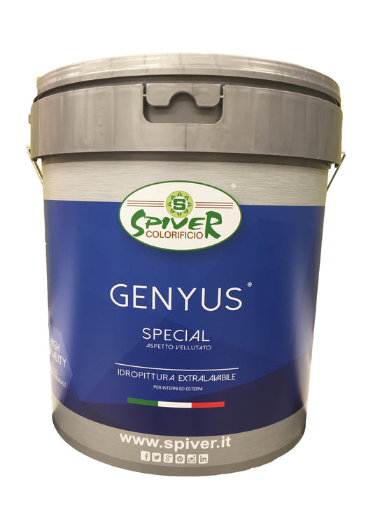 GENYUS SPECIAL extralavabile - supercoprente di aspetto vellutato LT.14 - Store F.lli Adornetto srl