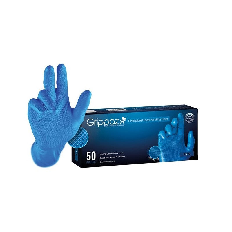 Guanti in Nitrile Grippaz Blu PZ.50 - Store F.lli Adornetto srl