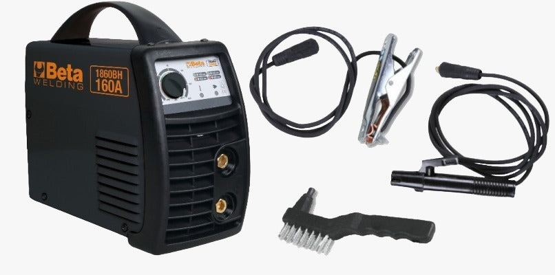 KIT INVERTER SALDATRICE 160A+CAVI+MARTSPAZ+Maschera LCD+ OMAGGIO SMERIGLIATRICE ANGOLARE BETA - Store F.lli Adornetto srl