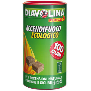 Accendifuoco Ecologico 100 cubetti - Store F.lli Adornetto srl