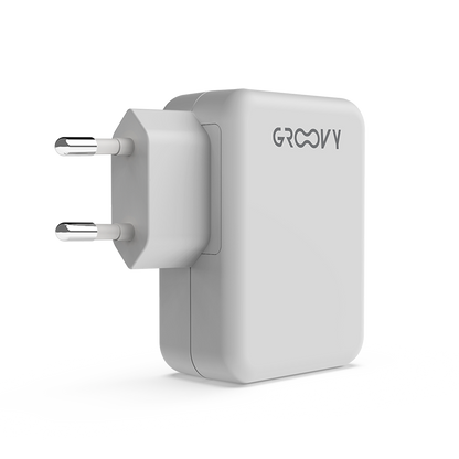 Caricatore 2 USB + 2 USB-C