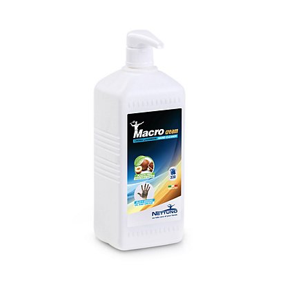 MacroCream Crema lavamani con microgranuli vegetali ML.1000 con dosatore - Store F.lli Adornetto srl