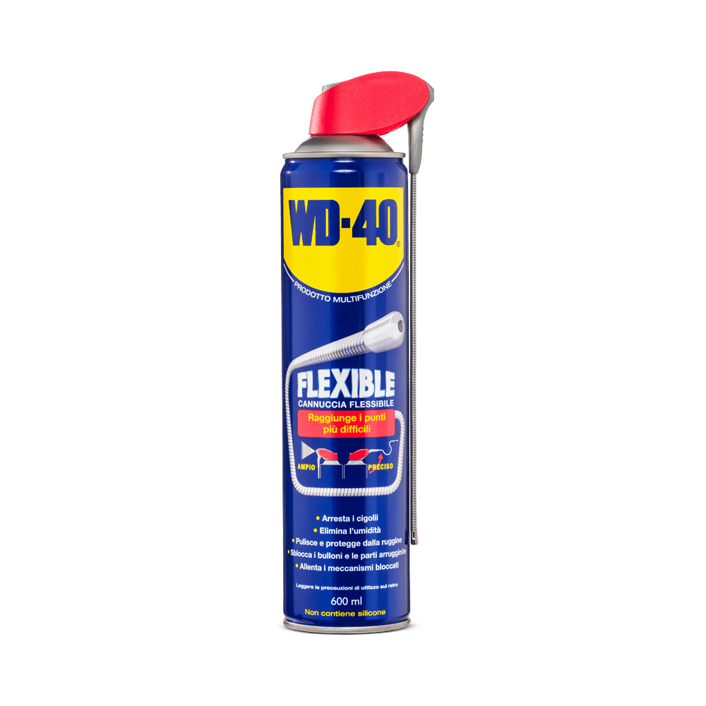 WD-40 Prodotto Multifunzione lubrificante ML.600 con asta FLEXIBLE - Store F.lli Adornetto srl