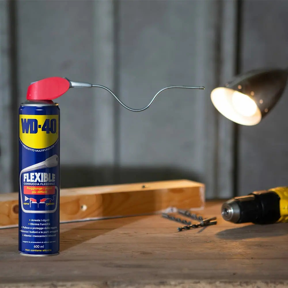 WD-40 Prodotto Multifunzione lubrificante ML.600 con asta FLEXIBLE - Store F.lli Adornetto srl